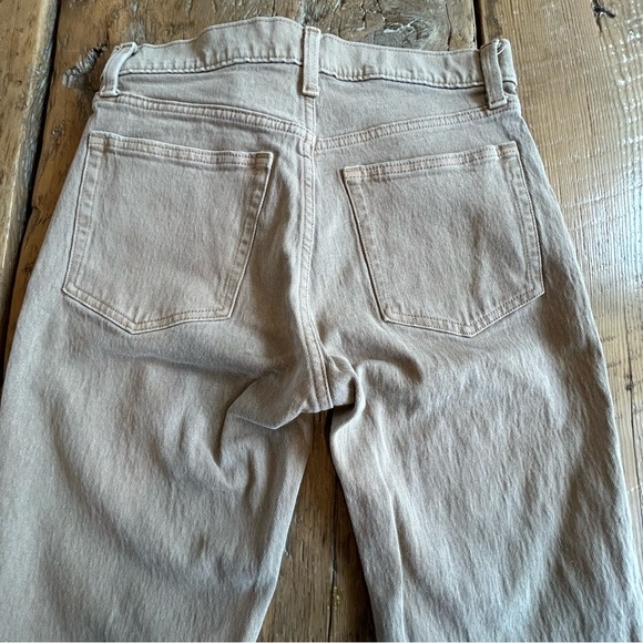 GAP Cheeky Straight High Rise Beige Jeans - Picture 2 of 5